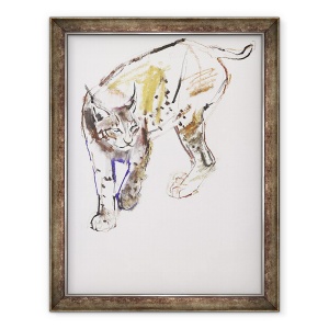 Tablou inramat - Mark Adlington - European Lynx, 60 x 80 cm