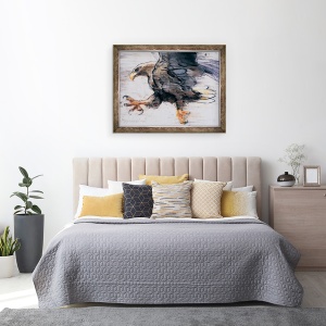 Tablou inramat - Mark Adlington - Ghearele - Vulturul de mare cu coada alba, 60 x 80 cm - Img 3