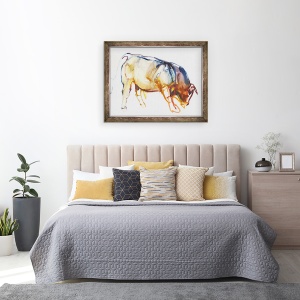 Tablou inramat - Mark Adlington - Little Bull, 2010, 70 x 90 cm - Img 3