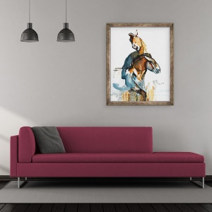 Tablou inramat - Mark Adlington - Paleolitic Przewalski, 70 x 85 cm - Img 2