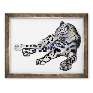 Tablou inramat - Mark Adlington - Recumbent Leopard arab, 70 x 90 cm