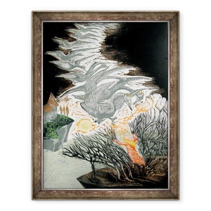 Tablou inramat - Mary Kuper - Lebedele Salbatice, 70 x 90 cm