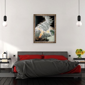 Tablou inramat - Mary Kuper - Lebedele Salbatice, 70 x 90 cm - Img 3