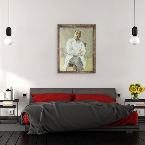 Tablou inramat - Max Liebermann - Chirurgul, Ferdinand Sauerbruch, 60 x 80 cm - Img 3