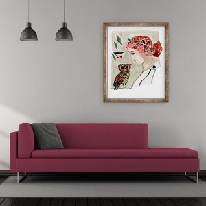Tablou inramat - Megan Moore - Athena, 50 x 60 cm - Img 2