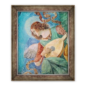 Tablou inramat - Melozzo da Forli - Inger muzician II, 50 x 60 cm