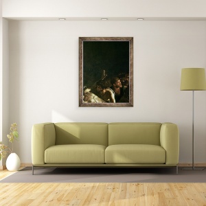Tablou inramat - Michelangelo Merisi da Caravaggio - Invierea lui Lazar II, 60 x 80 cm - Img 2