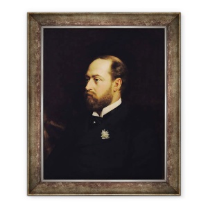 Tablou inramat - Michele Gordigiani - Edward VII 1841-1910, 50 x 60 cm