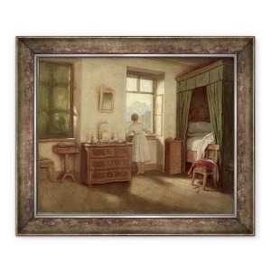 Tablou inramat - Moritz Ludwig von Schwind - Ora Dimineata, 50 x 60 cm