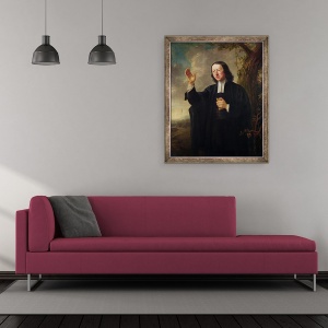 Tablou inramat - Nathaniel Hone - Portret De John Wesley, 50 x 60 cm - Img 2