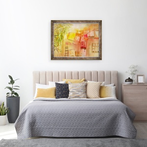 Tablou inramat - Neela Pushparaj - Briza de vara, 70 x 90 cm - Img 3