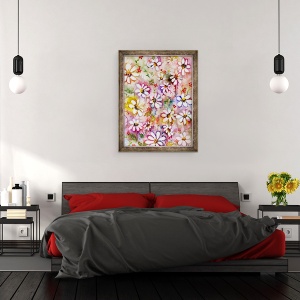 Tablou inramat - Neela Pushparaj - Daisies Galore, 60 x 80 cm - Img 3