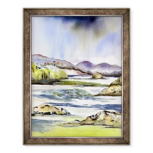 Tablou inramat - Neela Pushparaj - Nori de furtuna, 60 x 80 cm