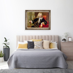 Tablou inramat - Nicolas de Largilliere - Portretul Magistratului, 60 x 80 cm - Img 3