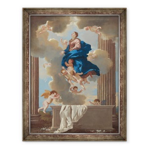 Tablou inramat - Nicolas Poussin - Adormirea Maicii Domnului II, 60 x 80 cm