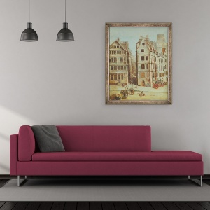 Tablou inramat - Nicolas Raguenet - Cabaretul Image Notre-Dame, 70 x 85 cm - Img 2