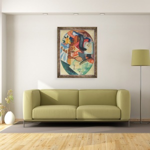 Tablou inramat - Olga Vladimirovna Rozanova - Magazin de coafor, 60 x 80 cm - Img 2