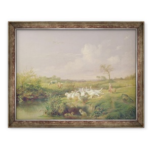 Tablou inramat - Otto Speckter - Gaste pasunat, 60 x 80 cm
