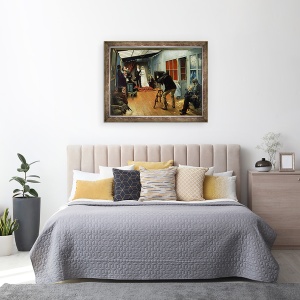 Tablou inramat - Pascal Adolphe Jean Dagnan-Bouveret - Nunta la fotograf, 60 x 80 cm - Img 3