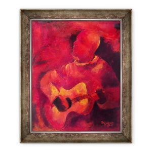 Tablou inramat - Patricia Brintle - Ambianta muzicala, 2009, 70 x 85 cm