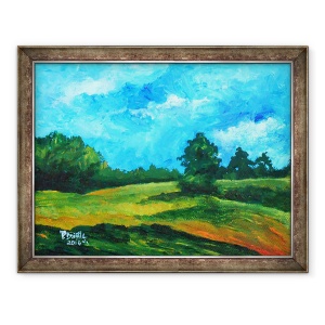 Tablou inramat - Patricia Brintle - imprejurimi simple, 70 x 90 cm
