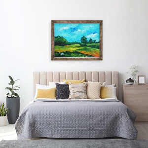 Tablou inramat - Patricia Brintle - imprejurimi simple, 70 x 90 cm - Img 3