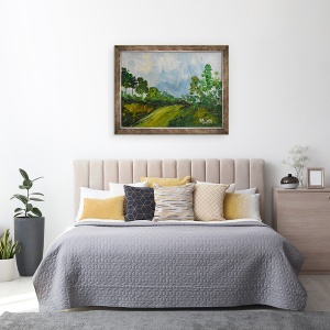 Tablou inramat - Patricia Brintle - in jos pe deal, 70 x 90 cm - Img 3