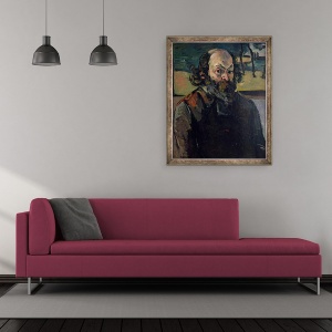 Tablou inramat - Paul Cezanne - Autoportret II, 50 x 60 cm - Img 2