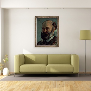 Tablou inramat - Paul Cezanne - Autoportret II, 60 x 80 cm - Img 2