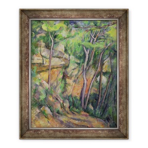Tablou inramat - Paul Cezanne - in Parcul Chateau Noir, 70 x 85 cm