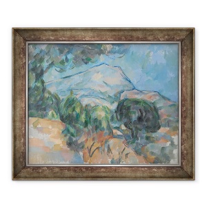 Tablou inramat - Paul Cezanne - Muntele Sainte-Victoire, 70 x 85 cm