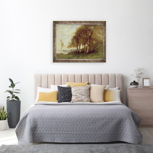 Tablou inramat - Paul Desire Trouillebert - peisaj, 60 x 80 cm - Img 3