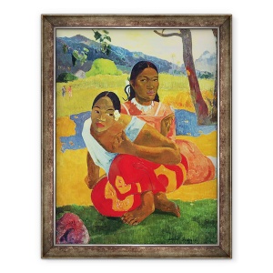 Tablou inramat - Paul Gauguin - Nafea Faaipoipo Cand te casatoresti?, 70 x 90 cm