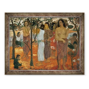 Tablou inramat - Paul Gauguin - Nave Mahana Ziua Delicioasa, 70 x 90 cm