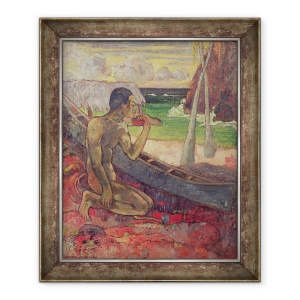 Tablou inramat - Paul Gauguin - Saracul pescar, 50 x 60 cm