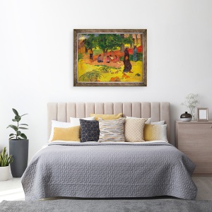 Tablou inramat - Paul Gauguin - Taperaa Mahana, 60 x 80 cm - Img 3