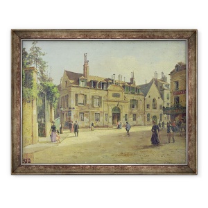 Tablou inramat - Paul Joseph Victor Dargaud - Hopital de la Salpetriere, Paris, 60 x 80 cm