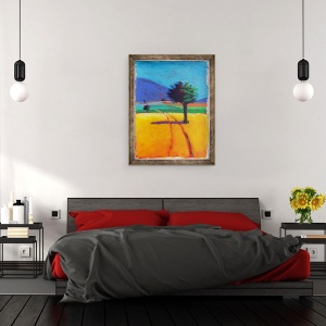 Tablou inramat - Paul Powis - Dealul Albastru, 70 x 90 cm - Img 3