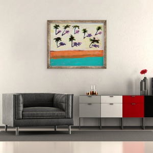 Tablou inramat - Paul Powis - Palms II, 50 x 60 cm - Img 2