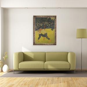 Tablou inramat - Paul Serusier - Bretone Wrestling, 70 x 90 cm - Img 2