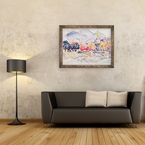 Tablou inramat - Paul Signac - Le Paillon, Frumos, 60 x 80 cm - Img 2