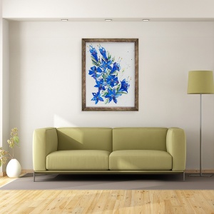 Tablou inramat - Penny Warden - Floare IV, 60 x 80 cm - Img 2