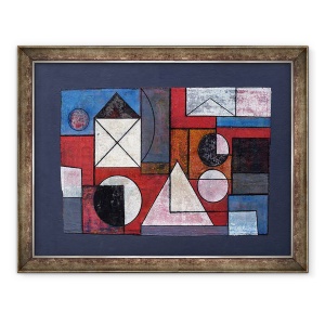 Tablou inramat - Peter McClure - Suprapunere colaj, 70 x 90 cm
