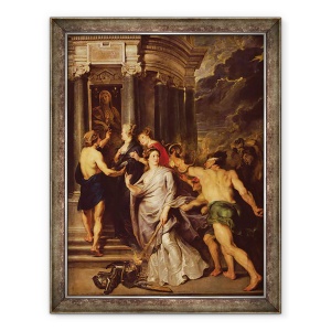 Tablou inramat - Peter Paul Rubens - incheierea pacii, 10 august 1620, 70 x 90 cm