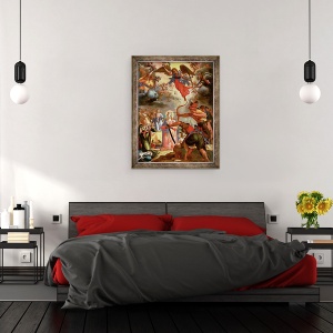 Tablou inramat - Peter Witte - Martiriul Sfantului Ursula, 60 x 80 cm - Img 3