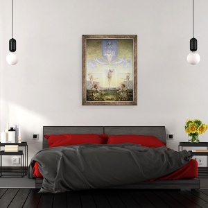Tablou inramat - Philipp Otto Runge - Un studiu pentru cea de-a doua versiune a Dimineata, 60 x 80 cm - Img 3