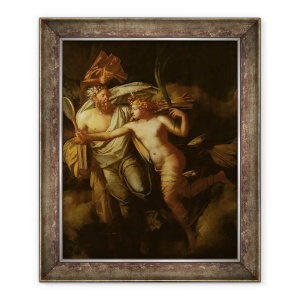 Tablou inramat - Philippe Auguste Hennequin - Fragment de Triumf al poporului francez, sau 10 august, 50 x 60 cm