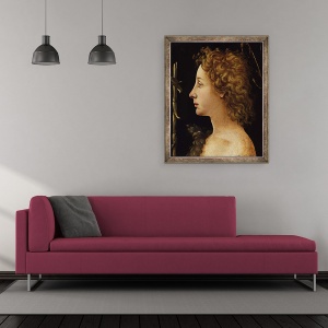 Tablou inramat - Piero di Cosimo - Tanarul Sfant Ioan Botezatorul, 50 x 60 cm - Img 2