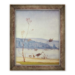 Tablou inramat - Piero di Cosimo - Un satyr doliu peste o nimfa c.1495 ulei pe plop, 50 x 60 cm