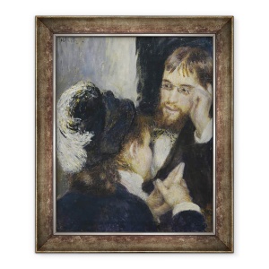 Tablou inramat - Pierre Auguste Renoir - Conversatie cu gradinarul, 70 x 85 cm